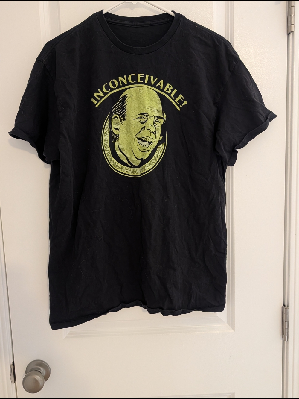Black 'Inconceivable!' Graphic Tee - Men's Casual Shirt Princess Bride